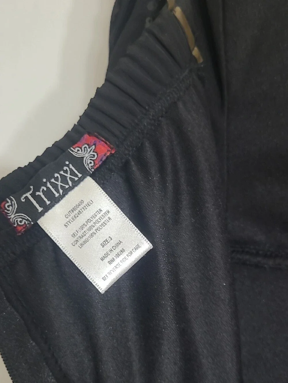 Trixxi Black Strapless Sequin Cocktail Dress, Size 3 - Picture 6 of 10
